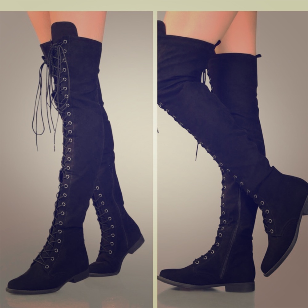 Thigh high boots